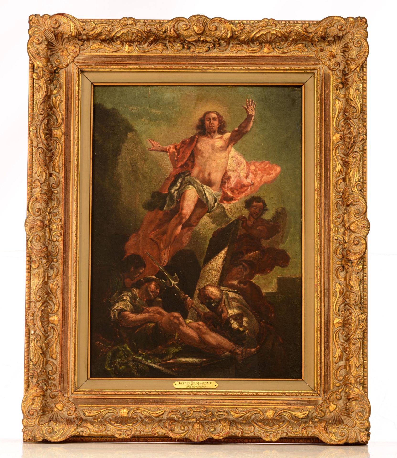 The Resurrection of Christ, Italian school, 19thC, 39,5 x 55,5 cm