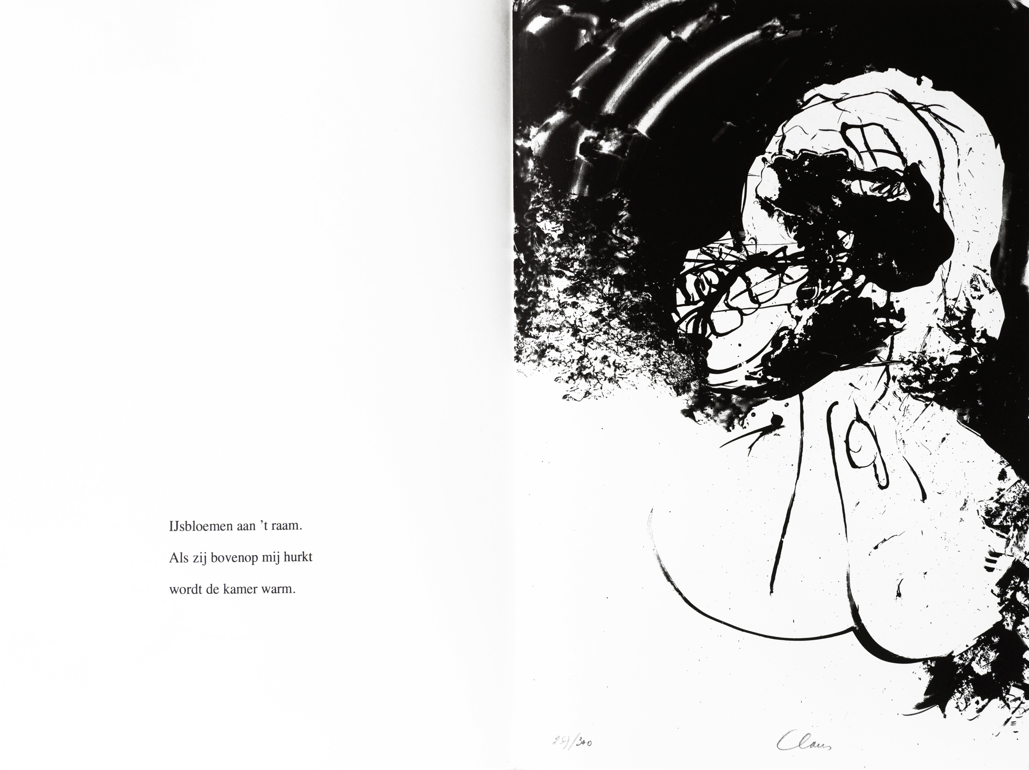 An art folder, 'Fúga' by Hugo Claus, containing 8 lithographs accompanied by a Haiku, N° 257/300 - Bild 14 aus 15