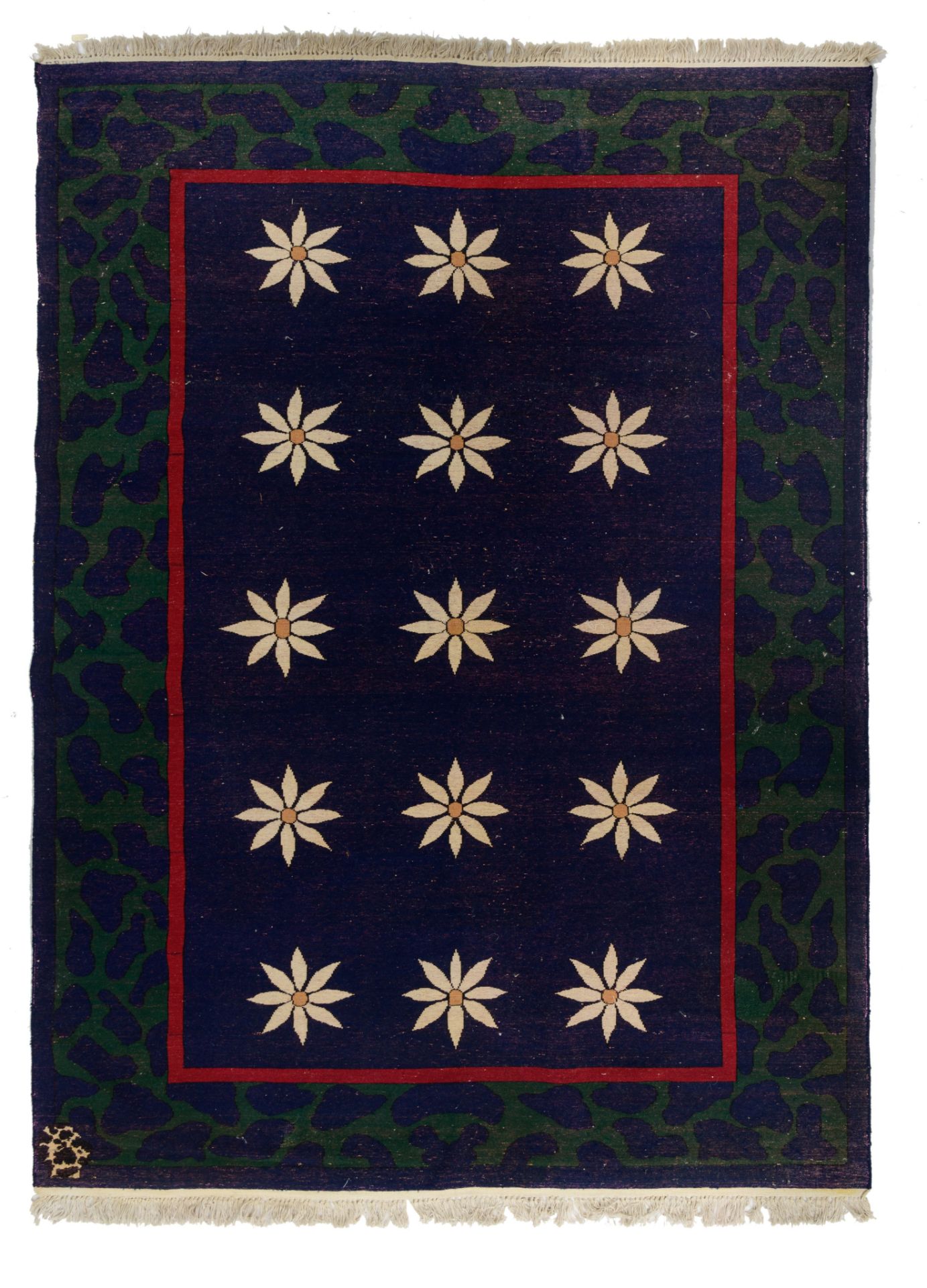 A vintage 1960's rug, wool on cotton, 175 x 238 cm - Image 2 of 9