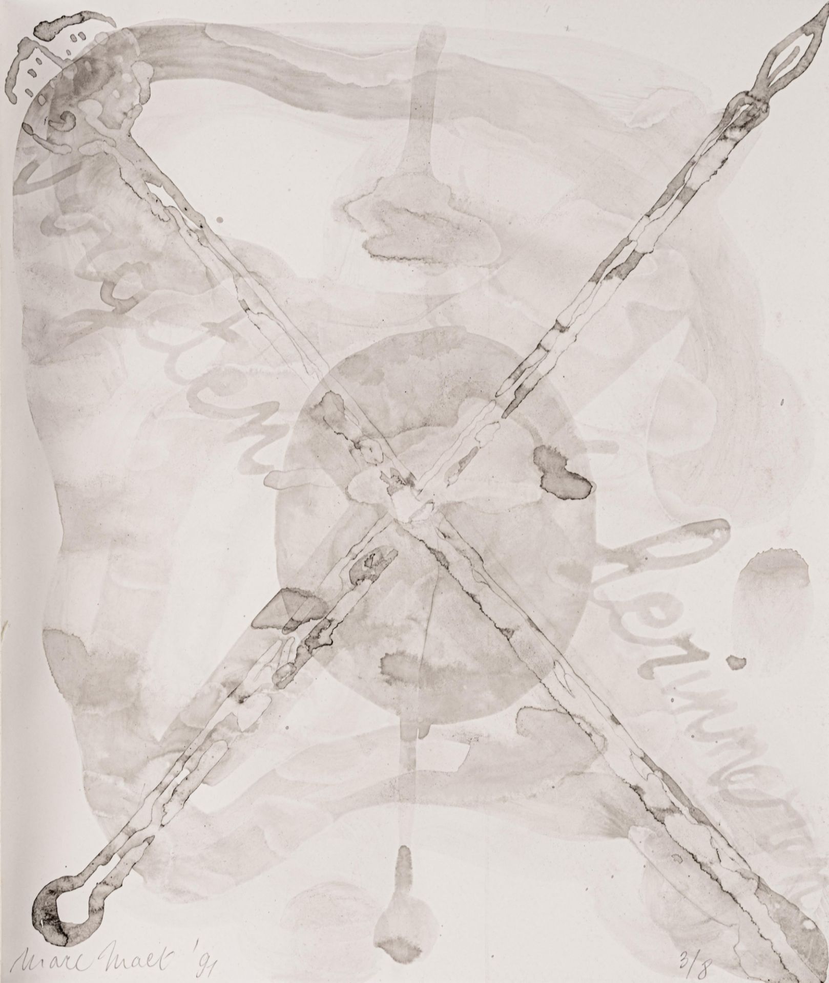 Marc Maet (1955-2000), a collection of 8 drawings, 1991, 21 x 30 - 23 x 28 cm - Image 10 of 17