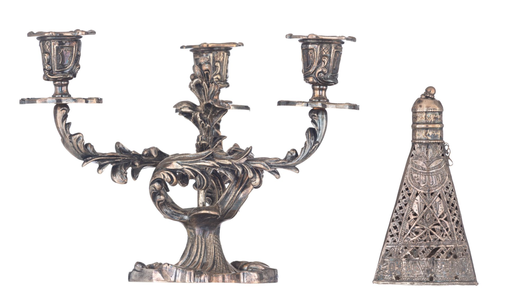 Various silver (800 > 935/000) 19th & 20thC 'Objets de vertu', toys, ornamental items, etc., the tot - Image 2 of 50