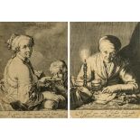 Abraham Bloemaert (1564-1651), 13,5 x 18,7 - 13,7 x 19,5 cm