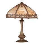 An Art Deco Tiffany lamp, H 57,5 - ø 45 cm