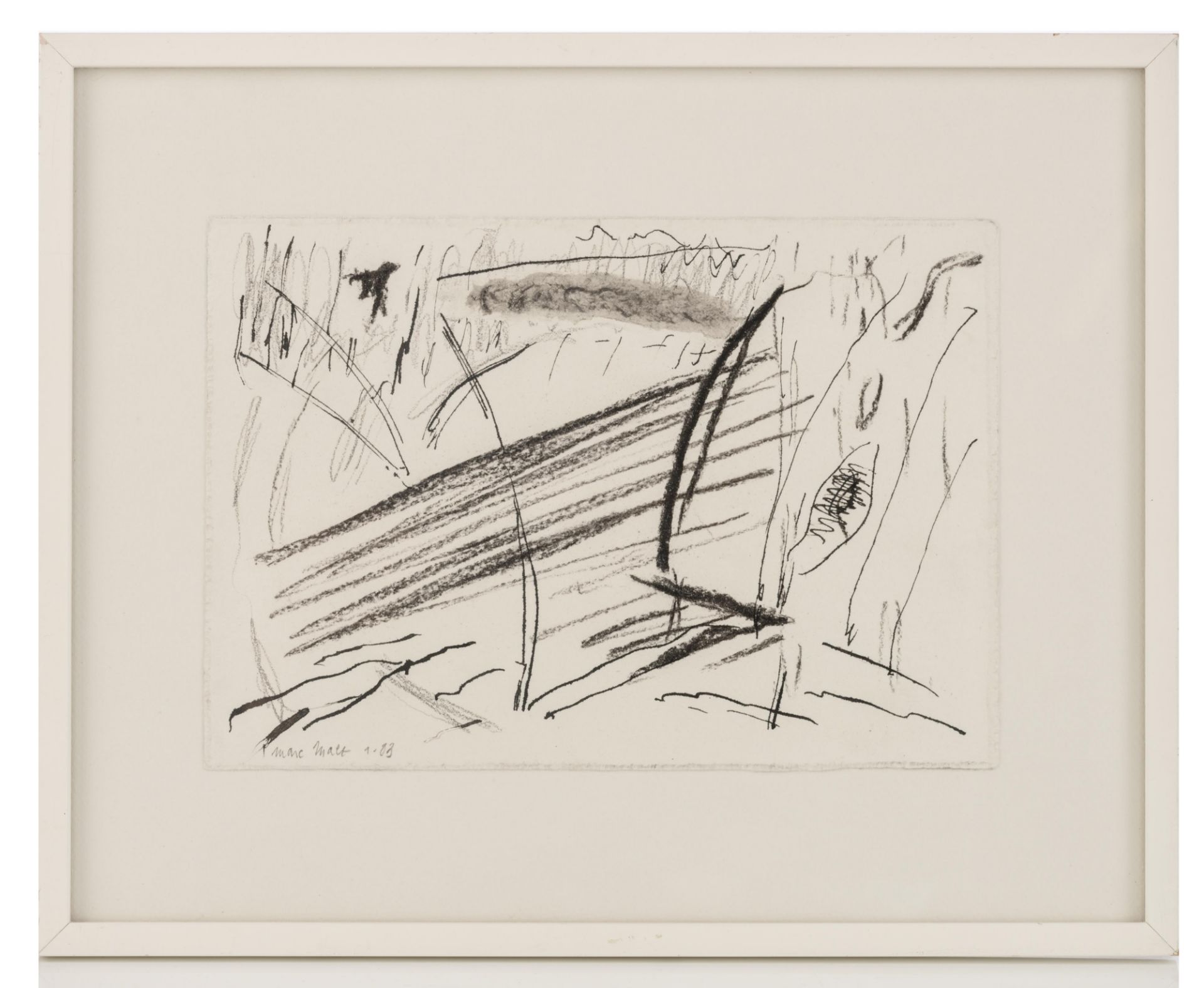 Marc Maet (1955-2000), 'In 't bos', 1983, 17,5 x 25 cm - Image 2 of 5