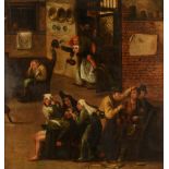 Workshop of Frans Verbeeck I or II, praise of folly, early 17thC, oil on canvas, 106 x 115 cm