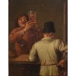 Adriaen Brouwer (after) (1605/06 - 1638), The drinker in the inn, 13 x 17 cm