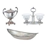 Some various charming 19thC silver tableware, total weight c. 685 g.
