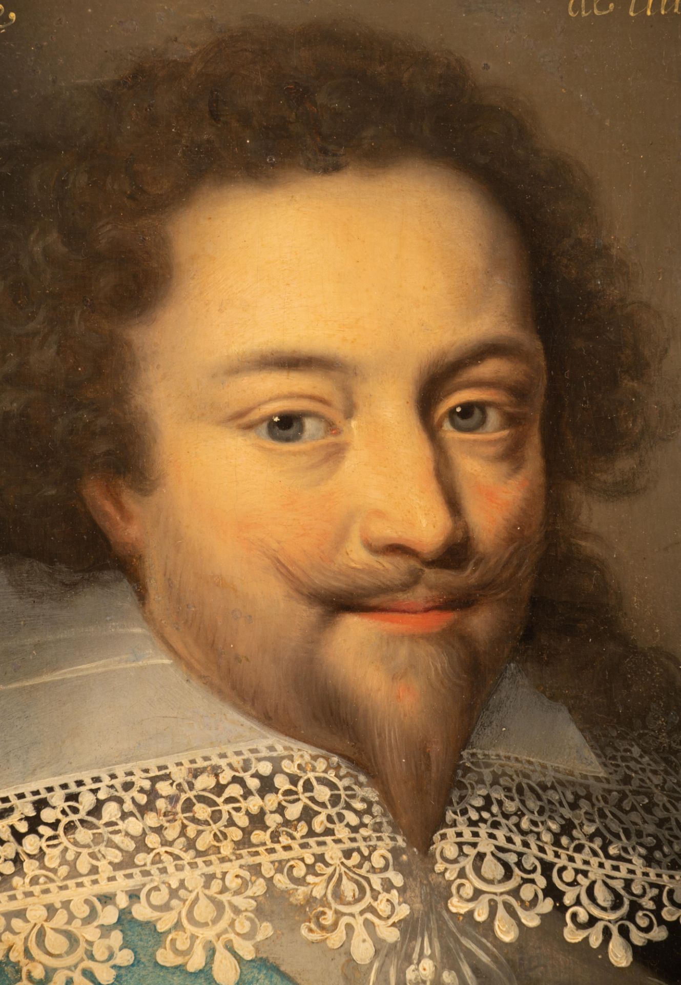 A portrait of Charles d'Albert, Le Connétable de Luynes, 17thC, 27,5 x 34,5 cm - Image 5 of 7