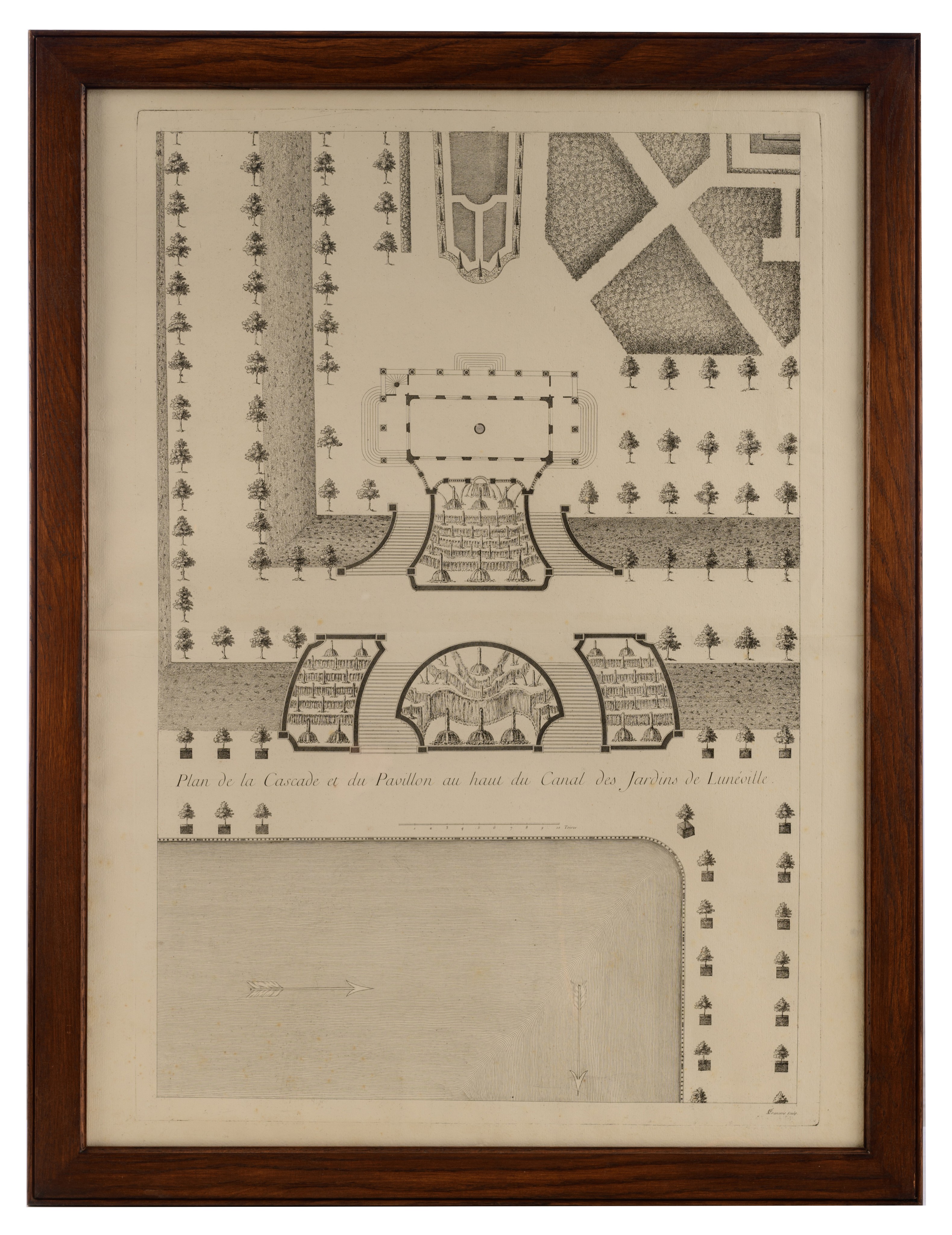 A collection of five engraved plans by François Lotha (ca. 1760-?), 18thC, 50 x 82 - 57,3 x 85 cm - Bild 9 aus 16