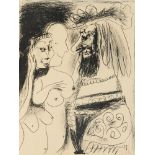 Pablo Picasso (1881-1973), 'Le vieux Roi', lithograph, 50 x 65 cm