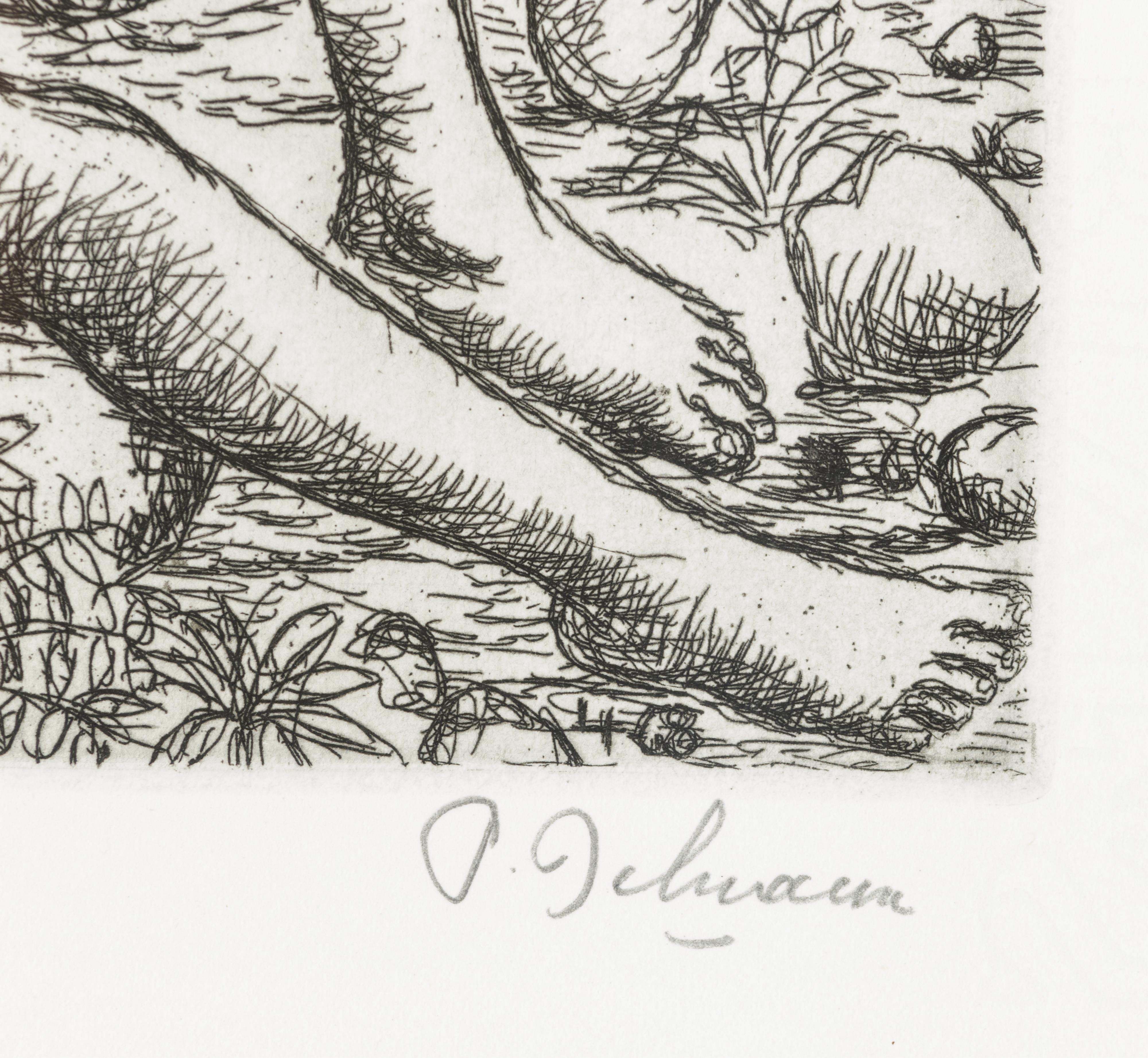 Delvaux P., 'Sept dialogues avec Paul Delvaux', etching, N° 139/150, 21,5 x 29,5 cm - Bild 4 aus 5