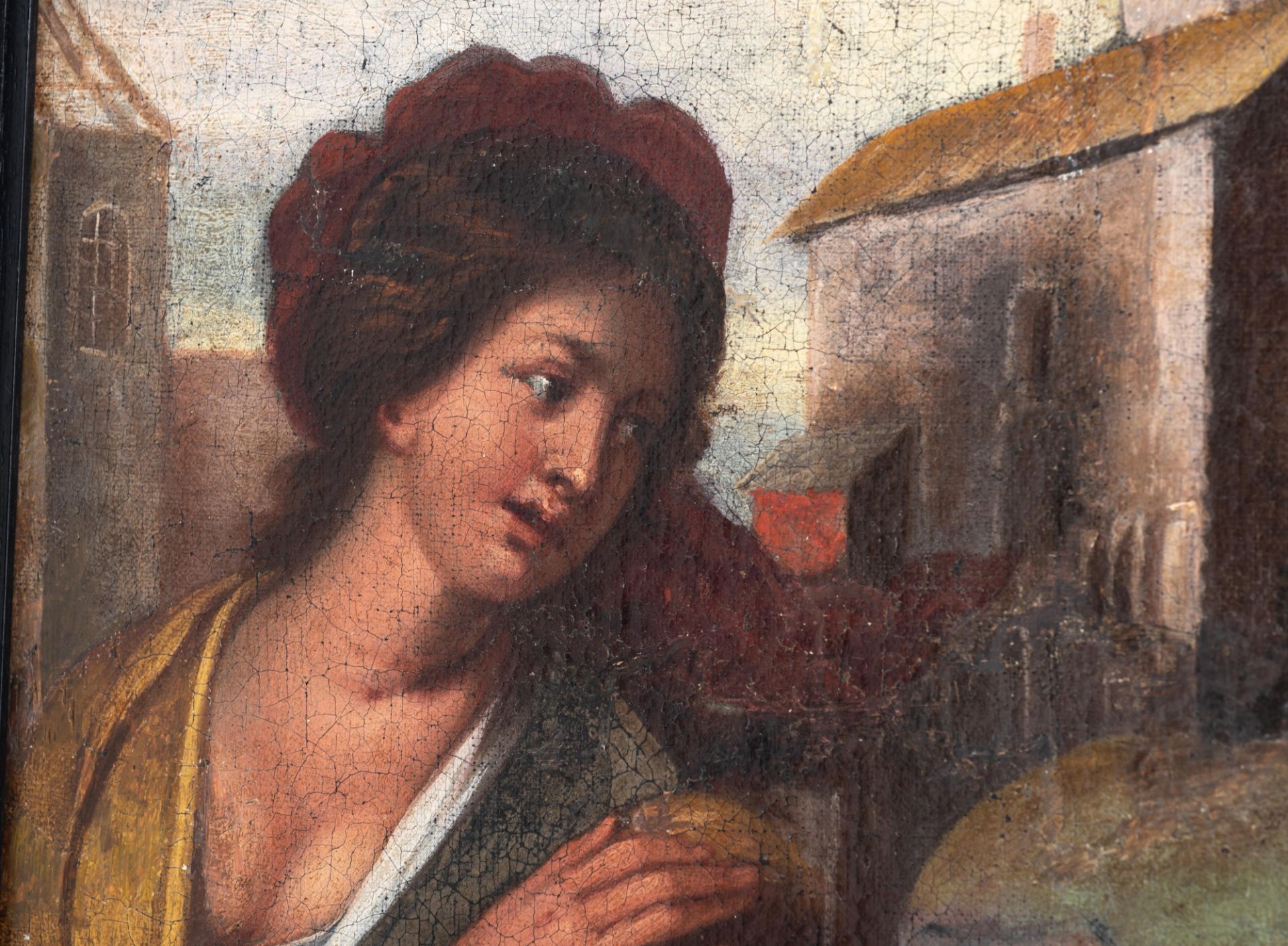 Karel van Mander (Attr.), the Infanticide in Bethlehem, oil on canvas, Late 16thC, 118 x 190 cm - Image 14 of 24