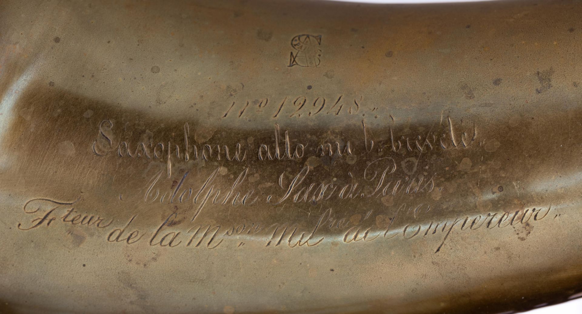 A rare MIB bréveté alto saxophone, serailnr. 12948, date of construction 1855, H 61,5 cm - Image 7 of 54