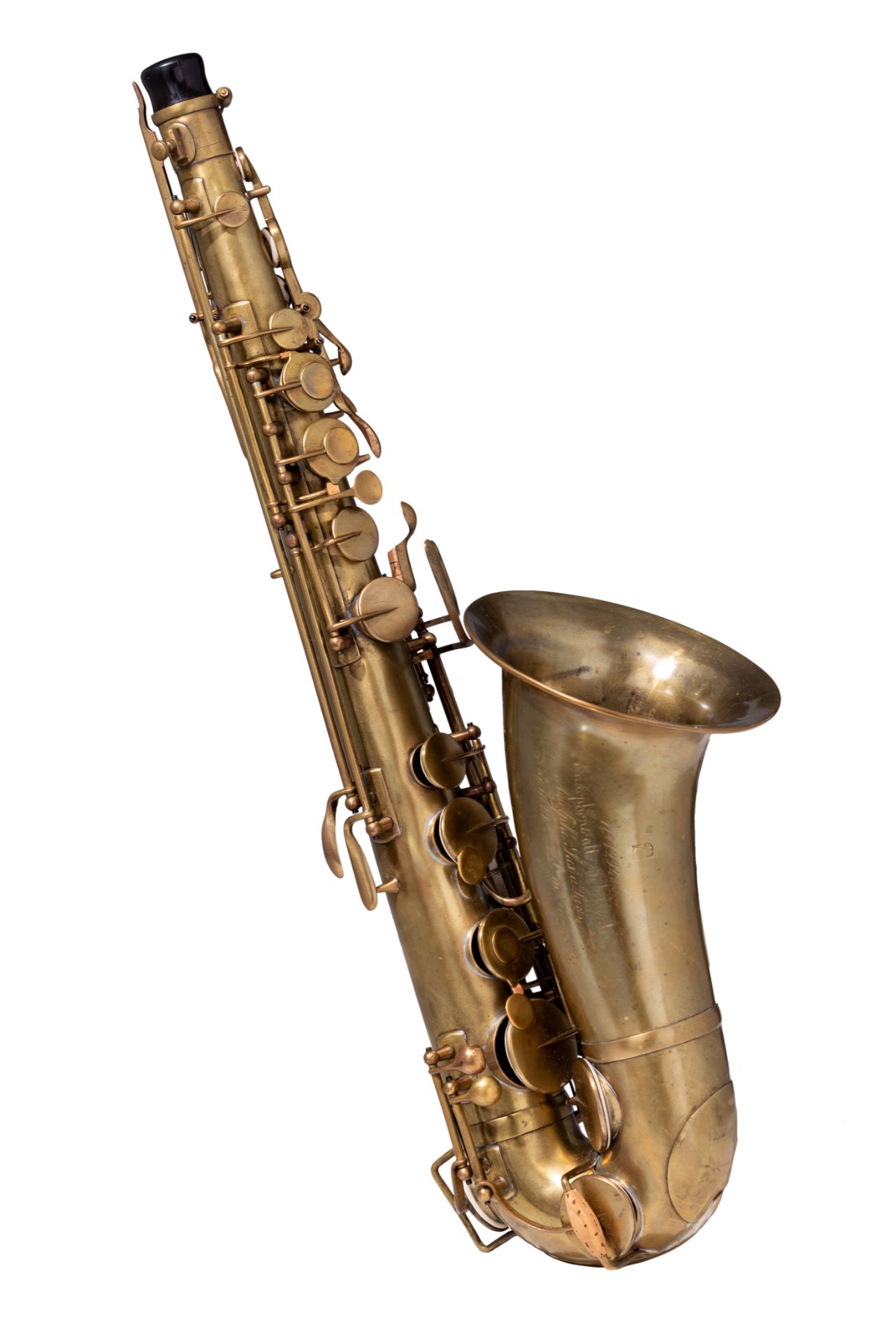 A rare MIB bréveté alto saxophone, serailnr. 12948, date of construction 1855, H 61,5 cm - Image 11 of 54