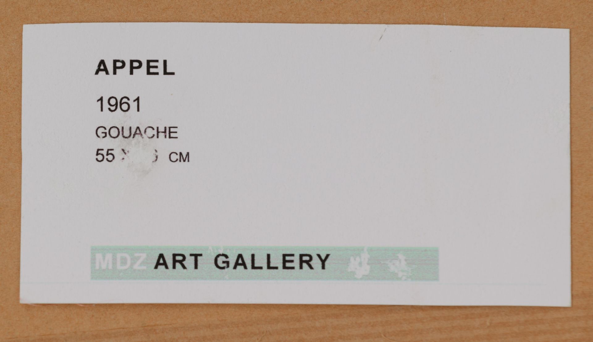 Karel Appel (1921-2006), 'Two Figures', 1961, 55 x 76 cm - Image 6 of 11
