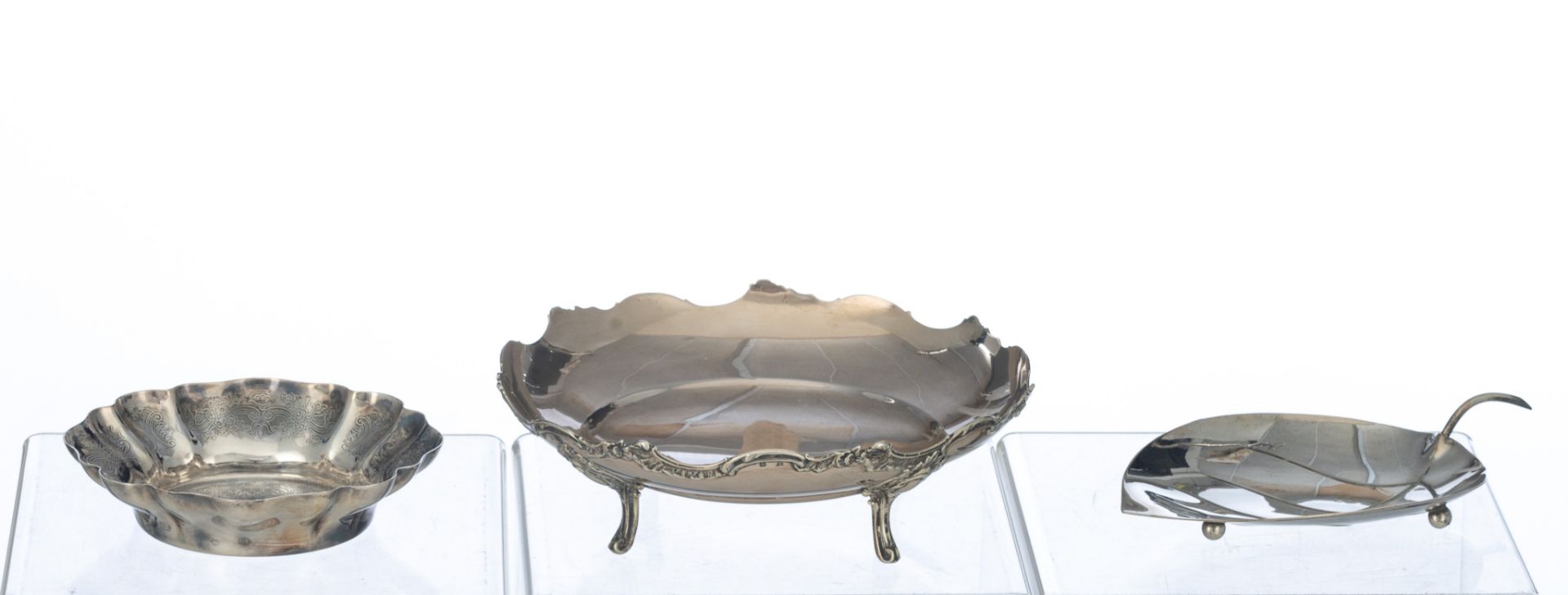 Various French and Belgian silver tableware, total weight silver: c. 1.640 g., we add two small silv - Image 8 of 14