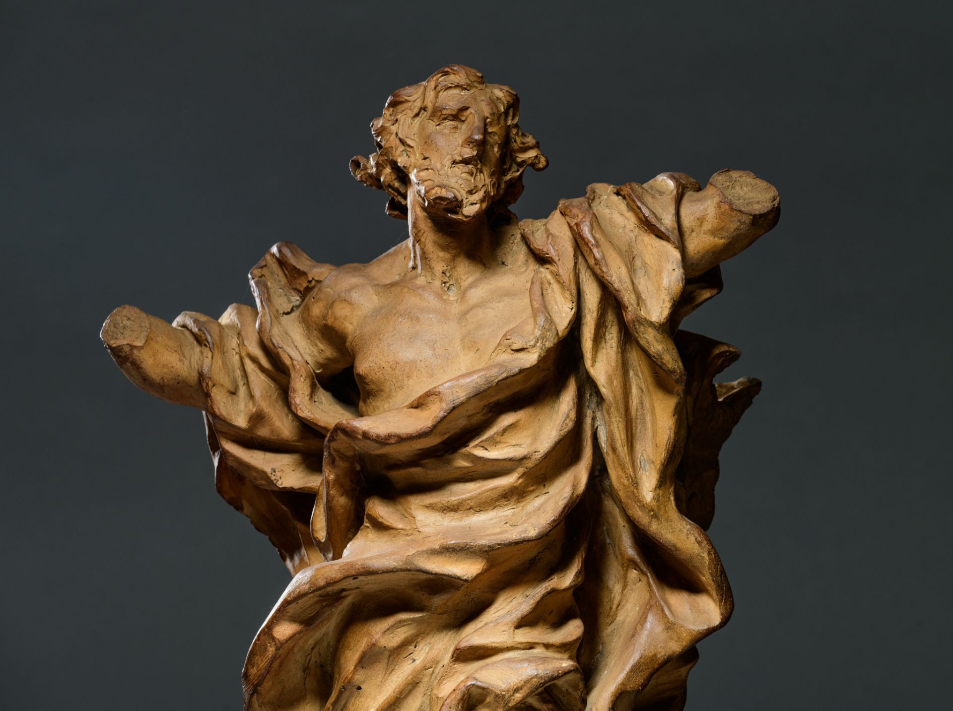 Jean Del Cour (Hamoir 1627- 1707 Liège), an exceptional terracotta preparatory sketch (bozzetto) of - Image 8 of 25