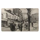 Robert Doisneau (1912-1994), Place du Tertre, enlarged photograph, 100 x 158 cm