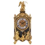 An important Louis XIV 'Pendule Religieuse', marked 'Gaudron, Paris', early 18thC, H 97 - W 41 cm