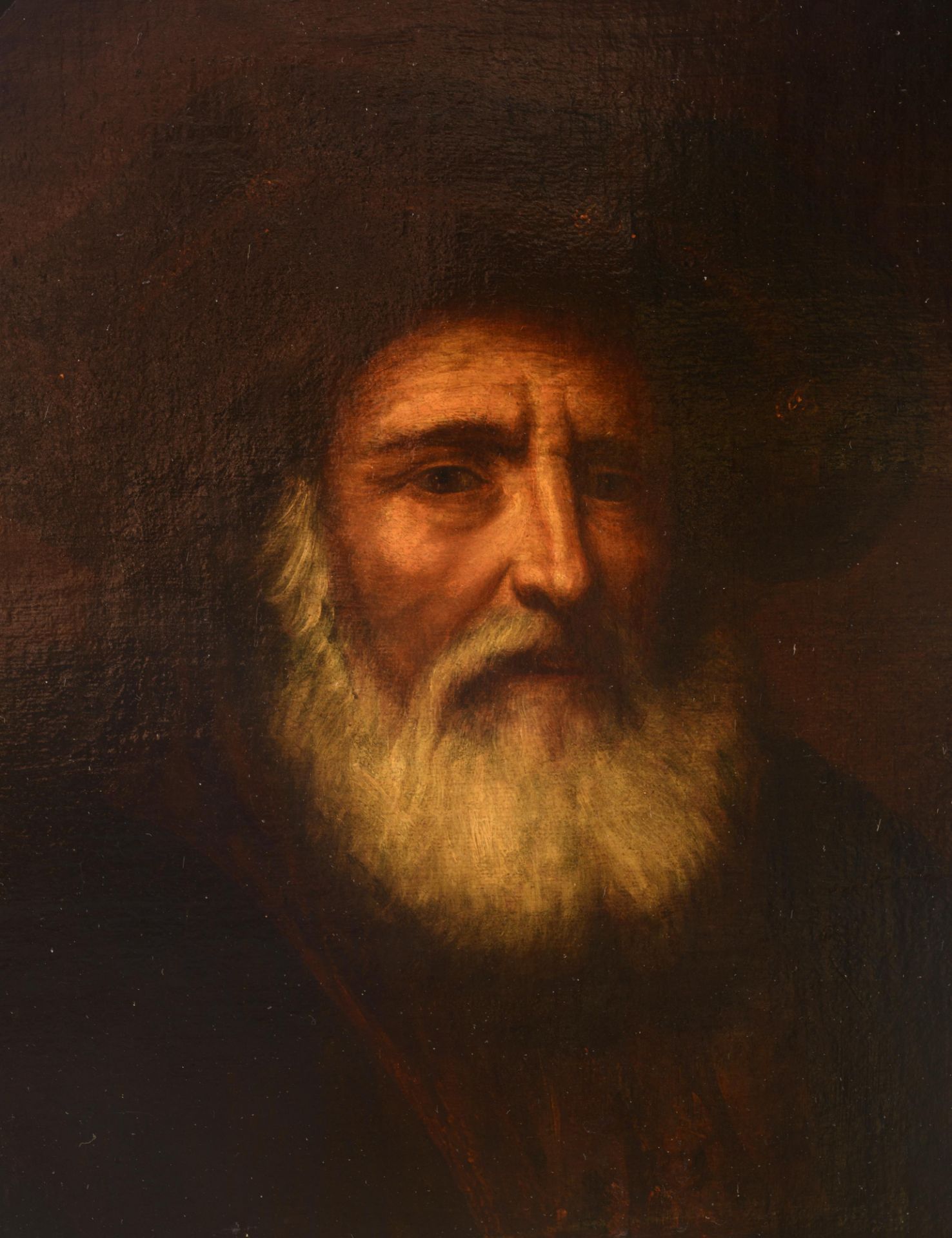 The portrait of a bearded nobleman, 19thC, 65 x 83 cm - Image 3 of 5