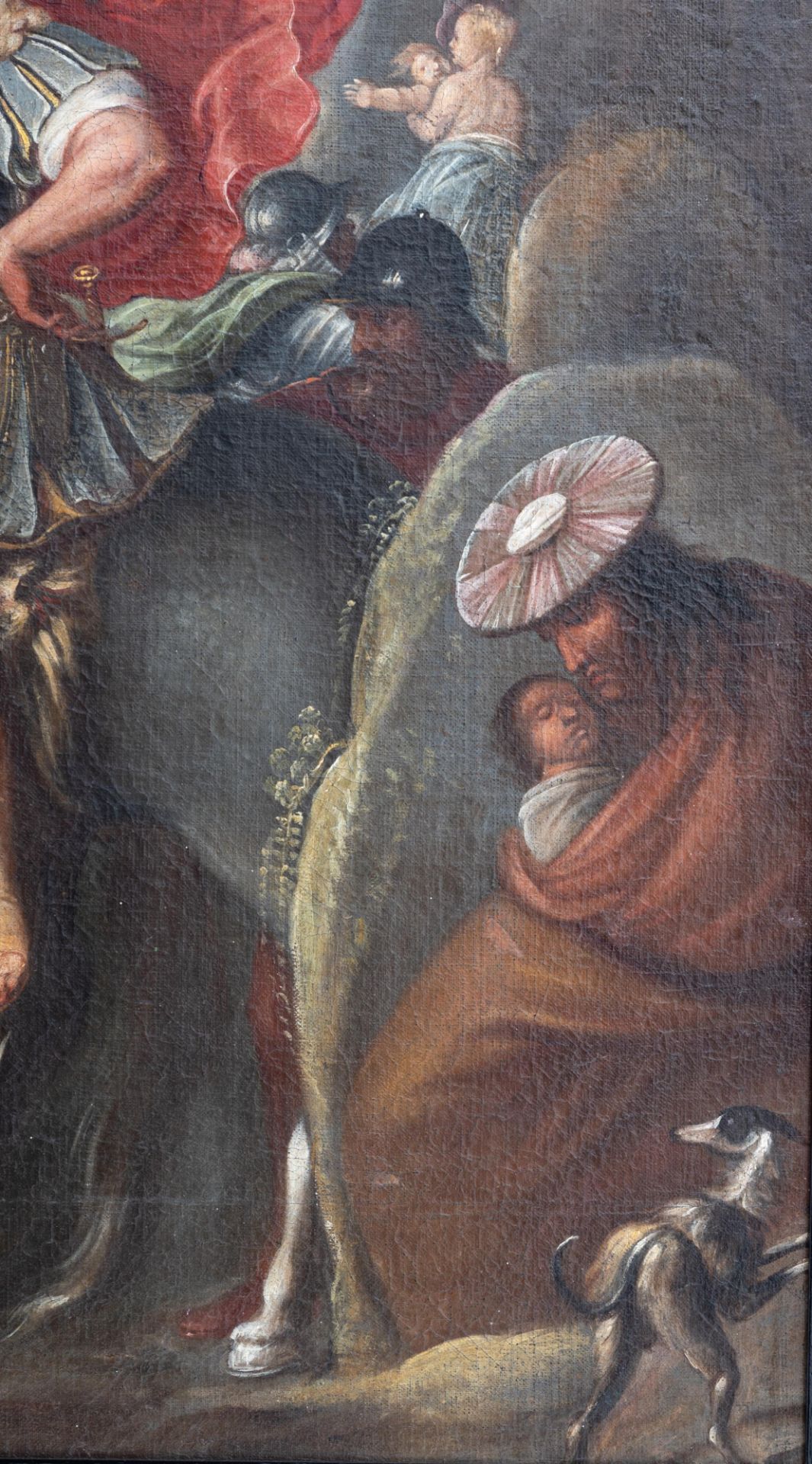 Karel van Mander (Attr.), the Infanticide in Bethlehem, oil on canvas, Late 16thC, 118 x 190 cm - Image 5 of 24