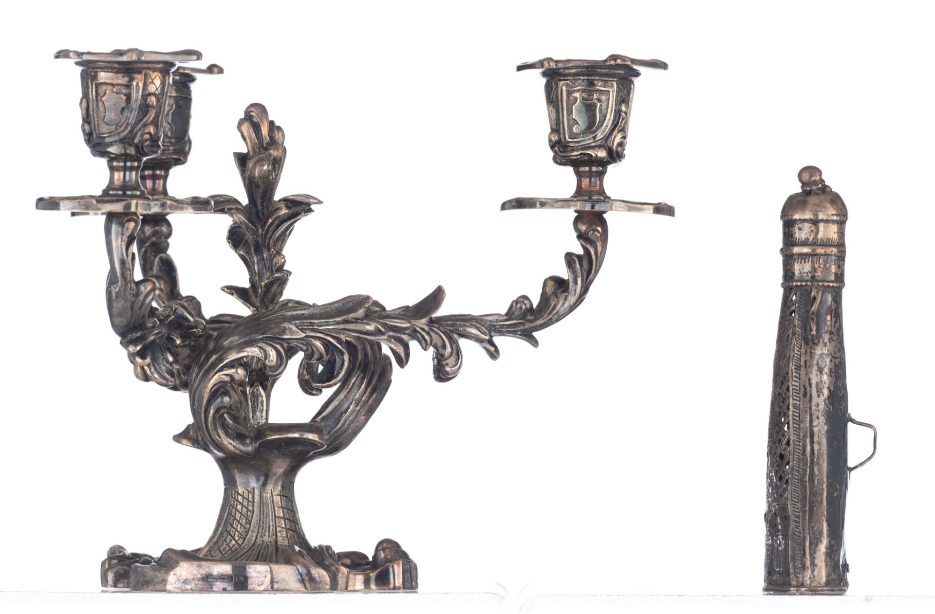 Various silver (800 > 935/000) 19th & 20thC 'Objets de vertu', toys, ornamental items, etc., the tot - Image 3 of 50