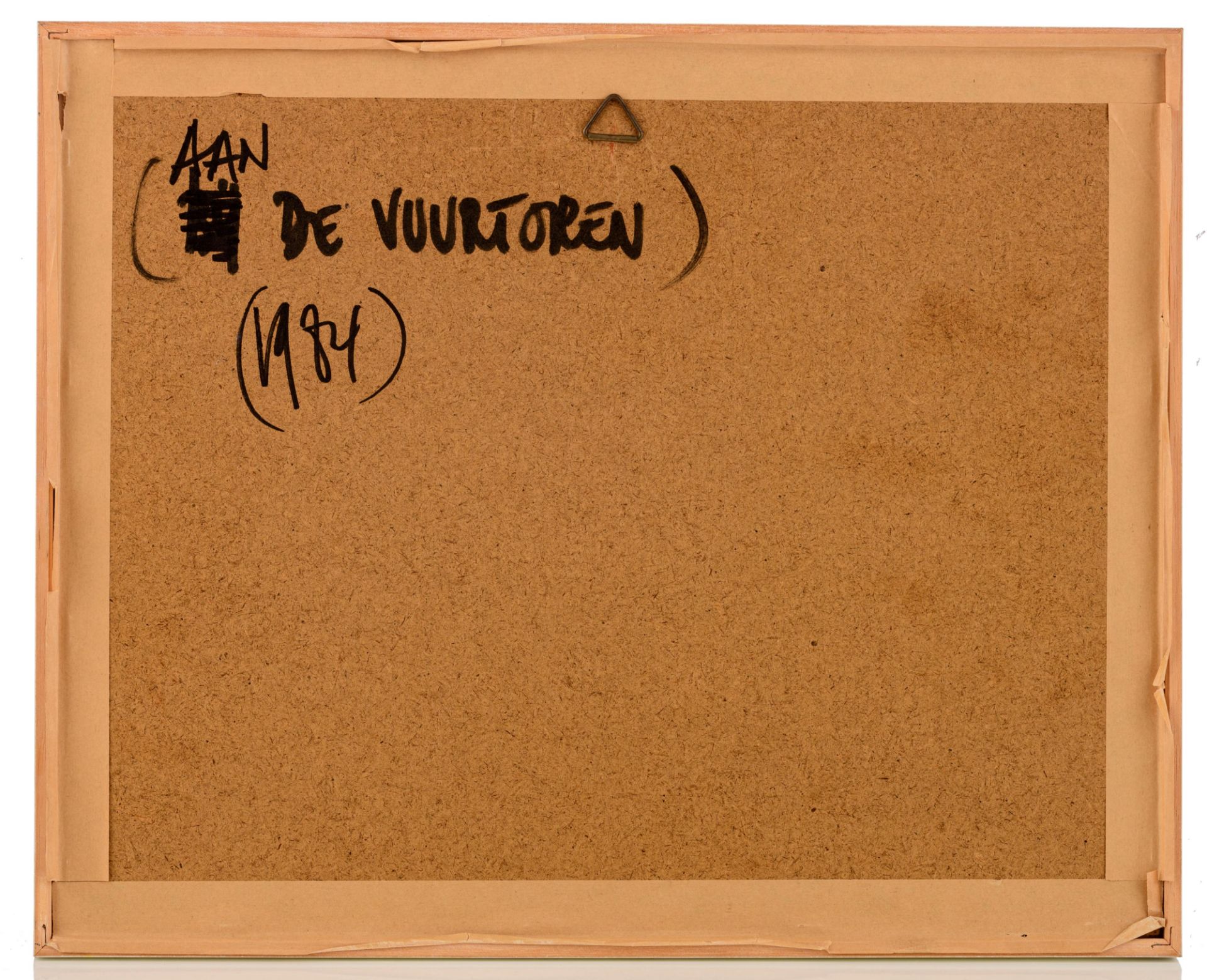 Marc Maet (1955-2000), 'Aan de vuurtoren', 1984, 19 x 25 cm - Image 3 of 5
