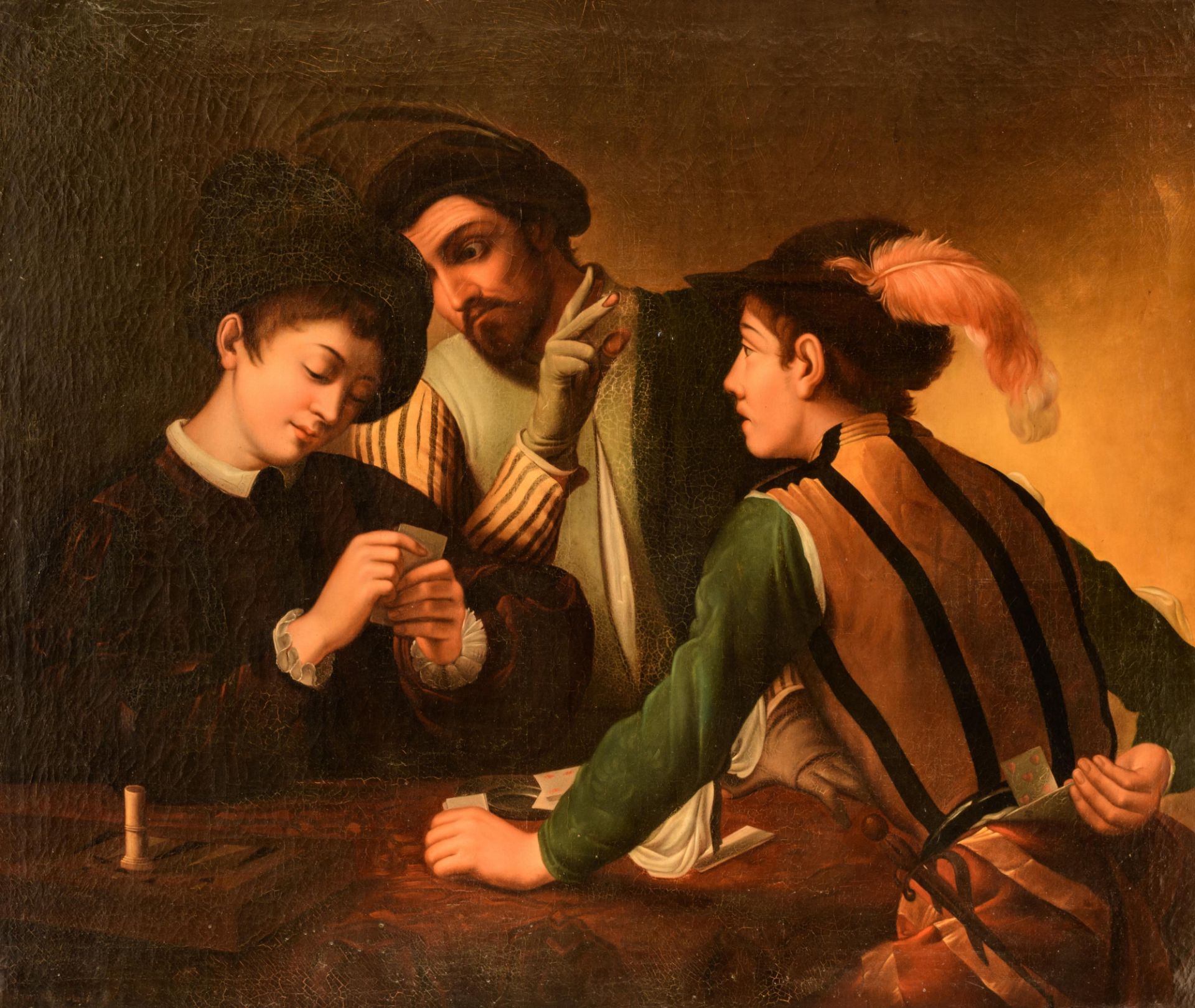 Alexandre Humbert Chatelain (1788-1852), after Caravaggio, 110 x 131 cm