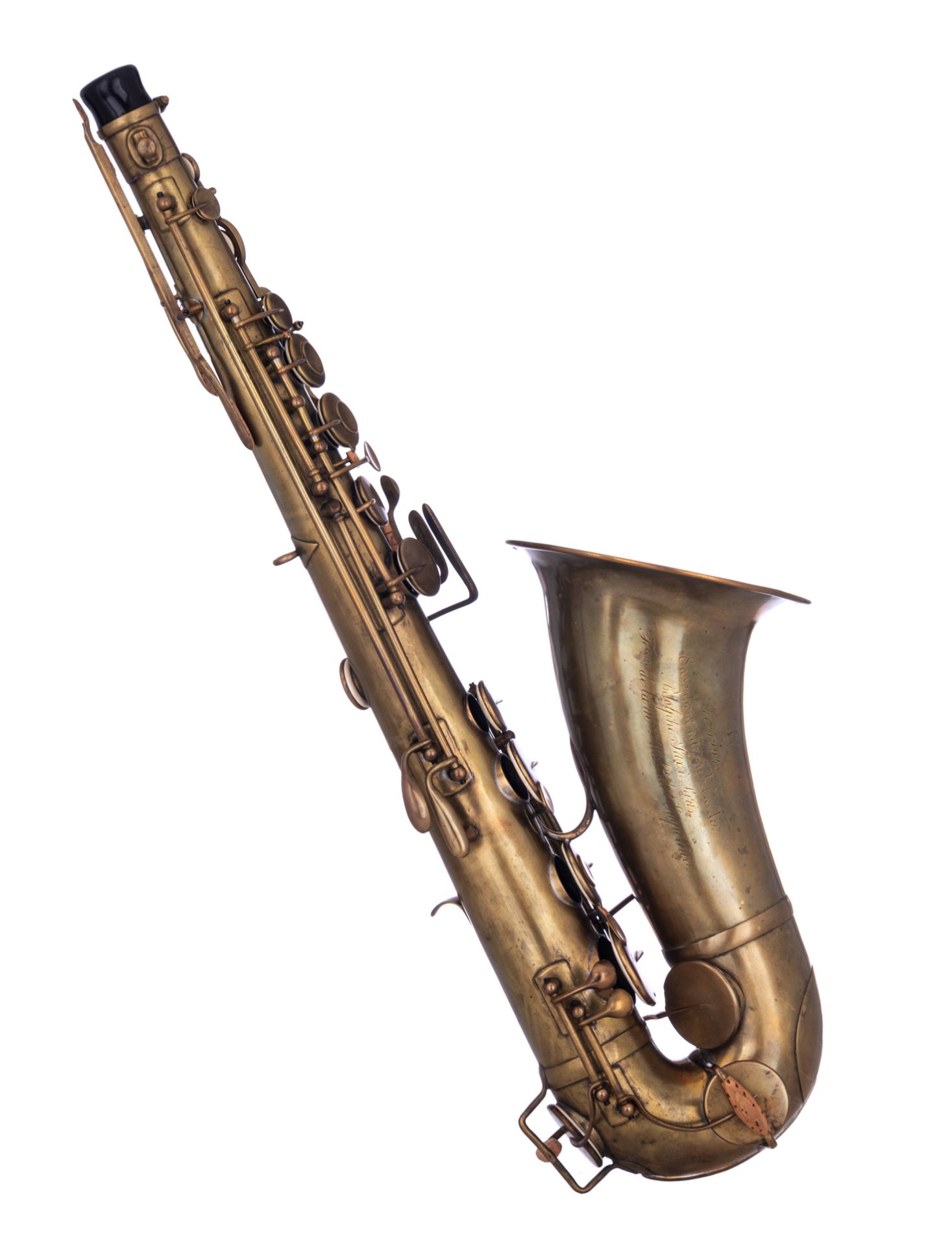 A rare MIB bréveté alto saxophone, serailnr. 12948, date of construction 1855, H 61,5 cm - Image 16 of 54
