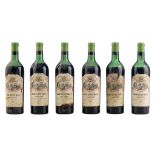 6 bottles of Lalande-de-Pomerol, Domaine du petit Vauzelle, 1959