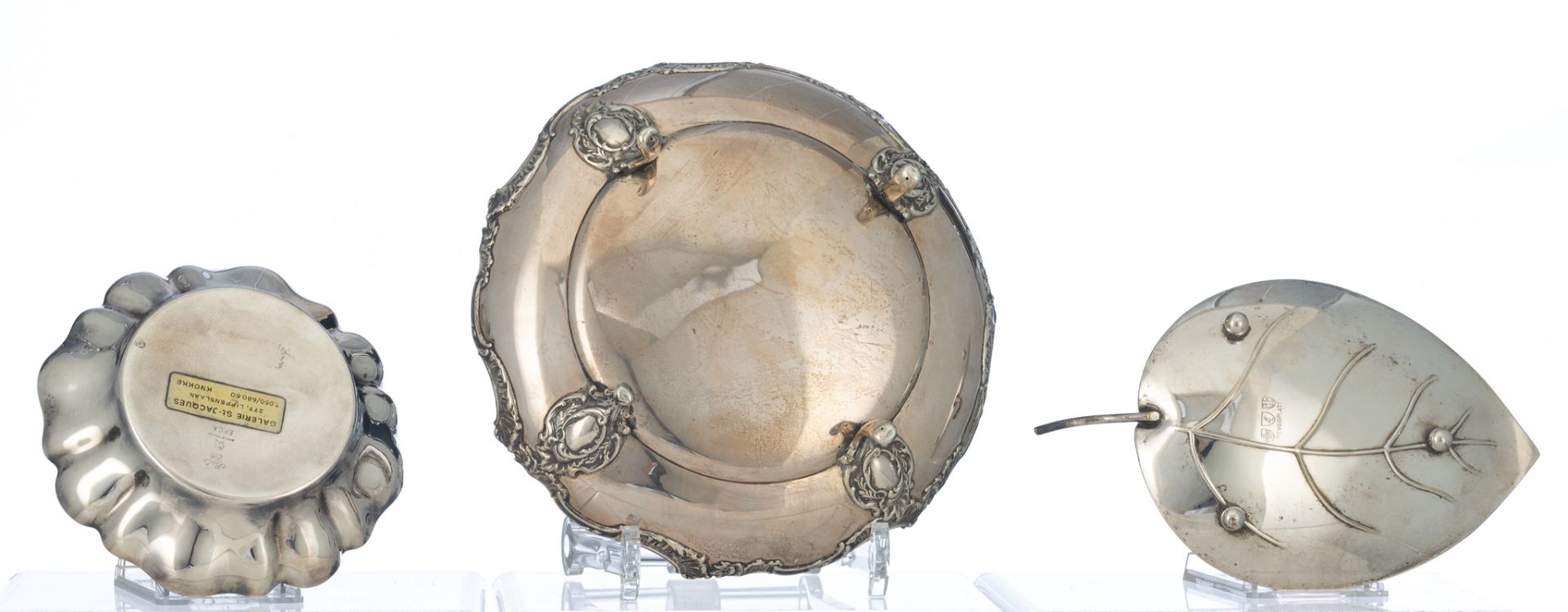 Various French and Belgian silver tableware, total weight silver: c. 1.640 g., we add two small silv - Image 7 of 14