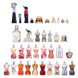 A various collection perfume bottles