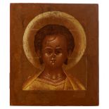 Russian Icon representing the young Christ Emmanuel, early 18thC, 31 x 35,5 cm