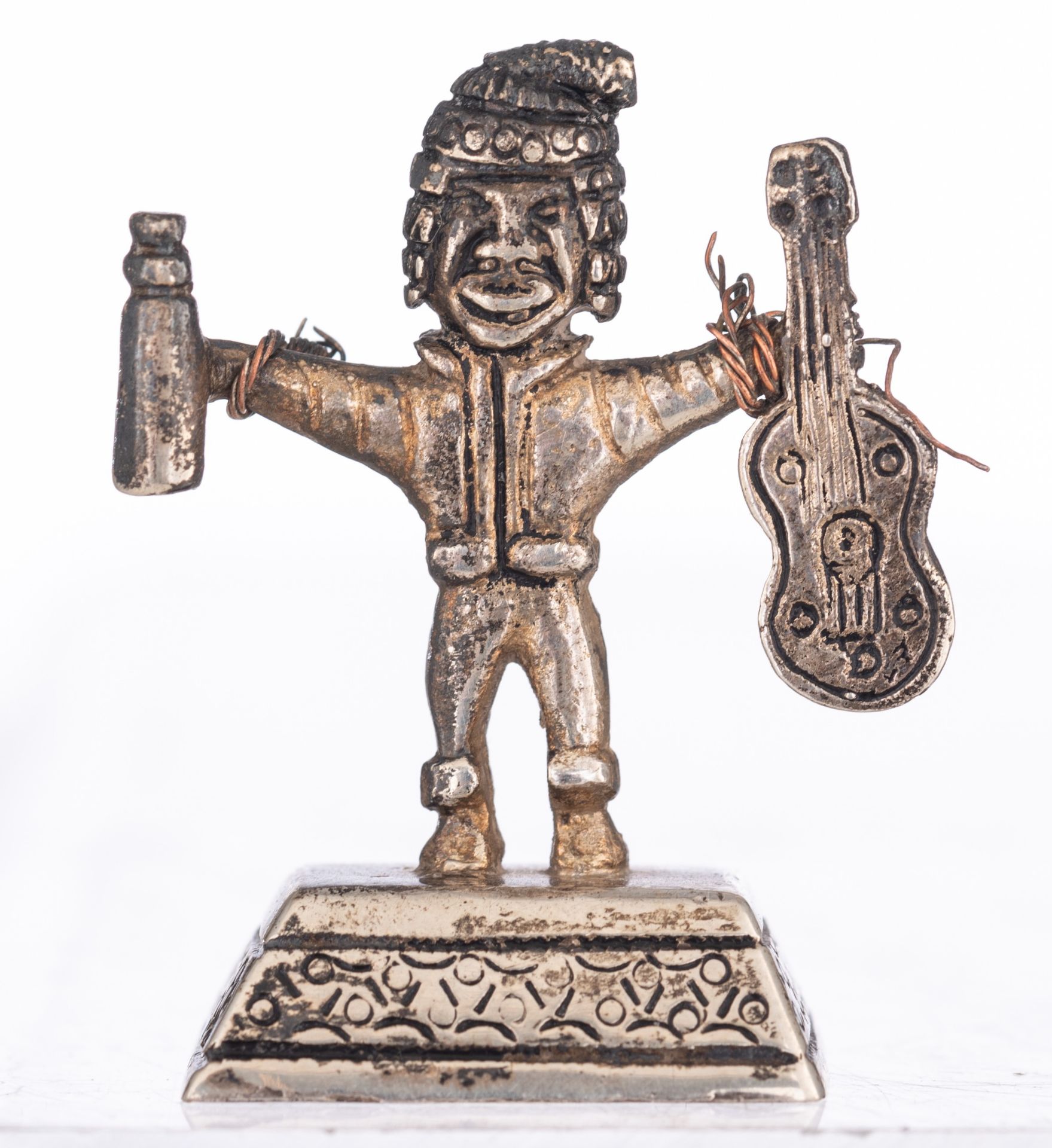 Various silver (800 > 935/000) 19th & 20thC 'Objets de vertu', toys, ornamental items, etc., the tot - Image 24 of 50