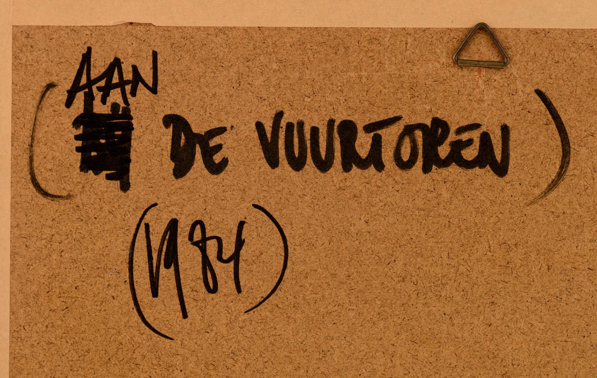 Marc Maet (1955-2000), 'Aan de vuurtoren', 1984, 19 x 25 cm - Image 5 of 5