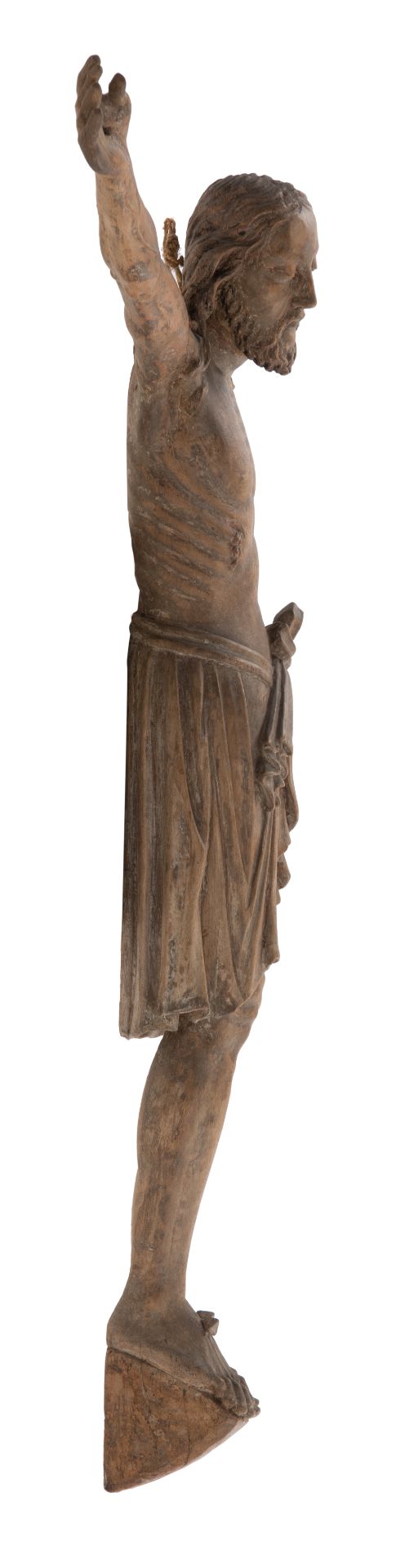 An impressive Corpus Christi, limewood, early 16th century, H 121 - W 112 cm - Image 4 of 12