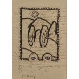 Pierre Alechinsky (1927), 'Aux petits soins', etching, N° 38/90, 14,8 x 19,8 cm