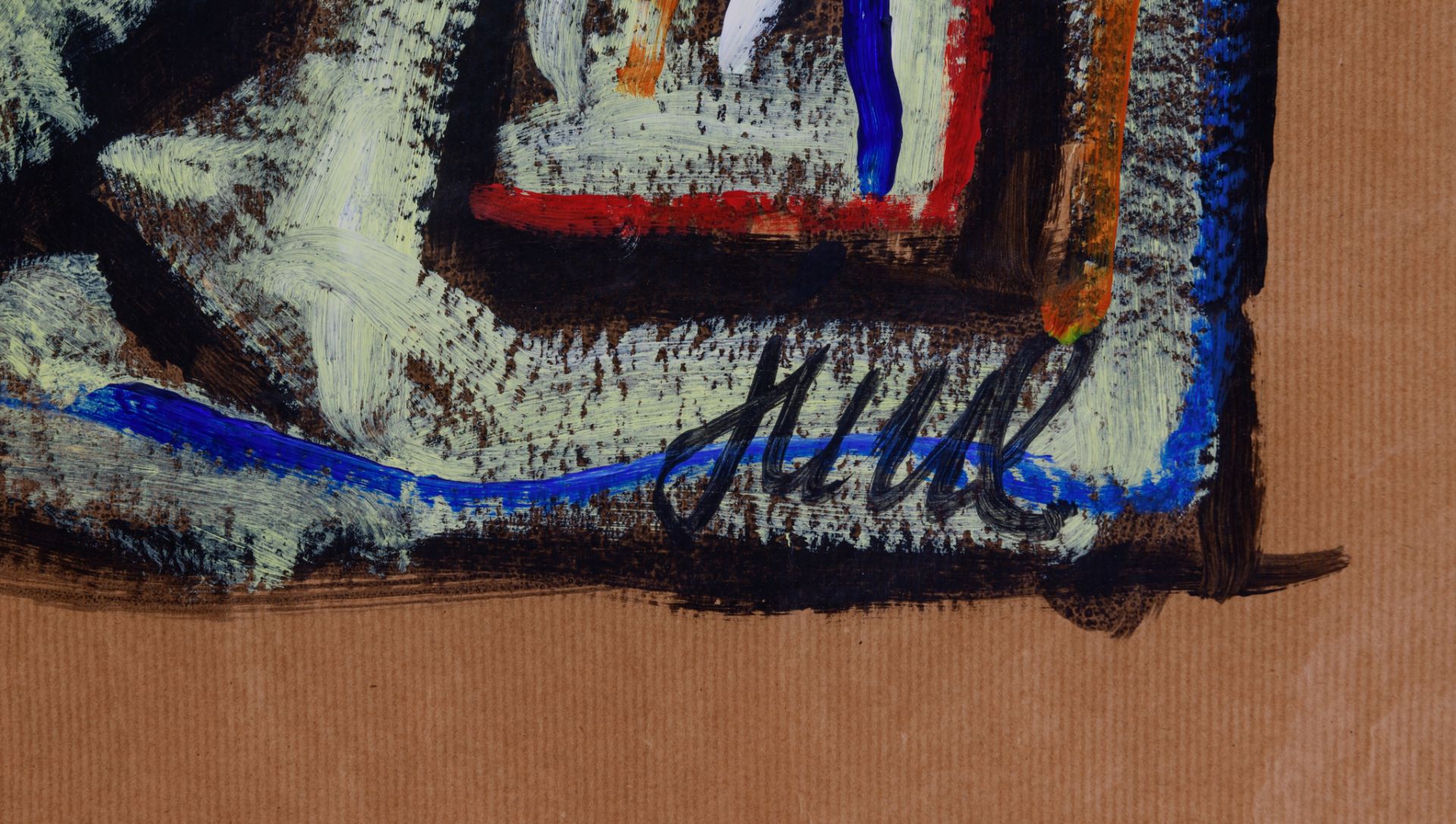 Juul van den Heuvel (1959), 1987, 65 x 180 cm - Image 3 of 5