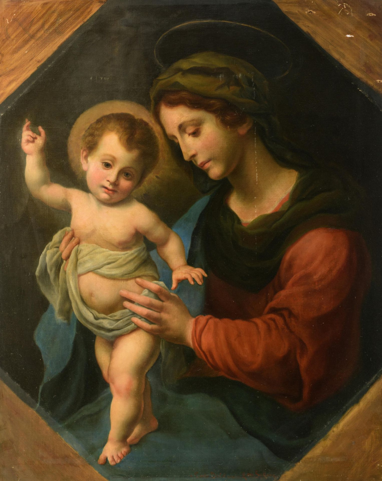 Sykora L., Madonna with Child, after Carlo Dolci, 78 x 95 cm