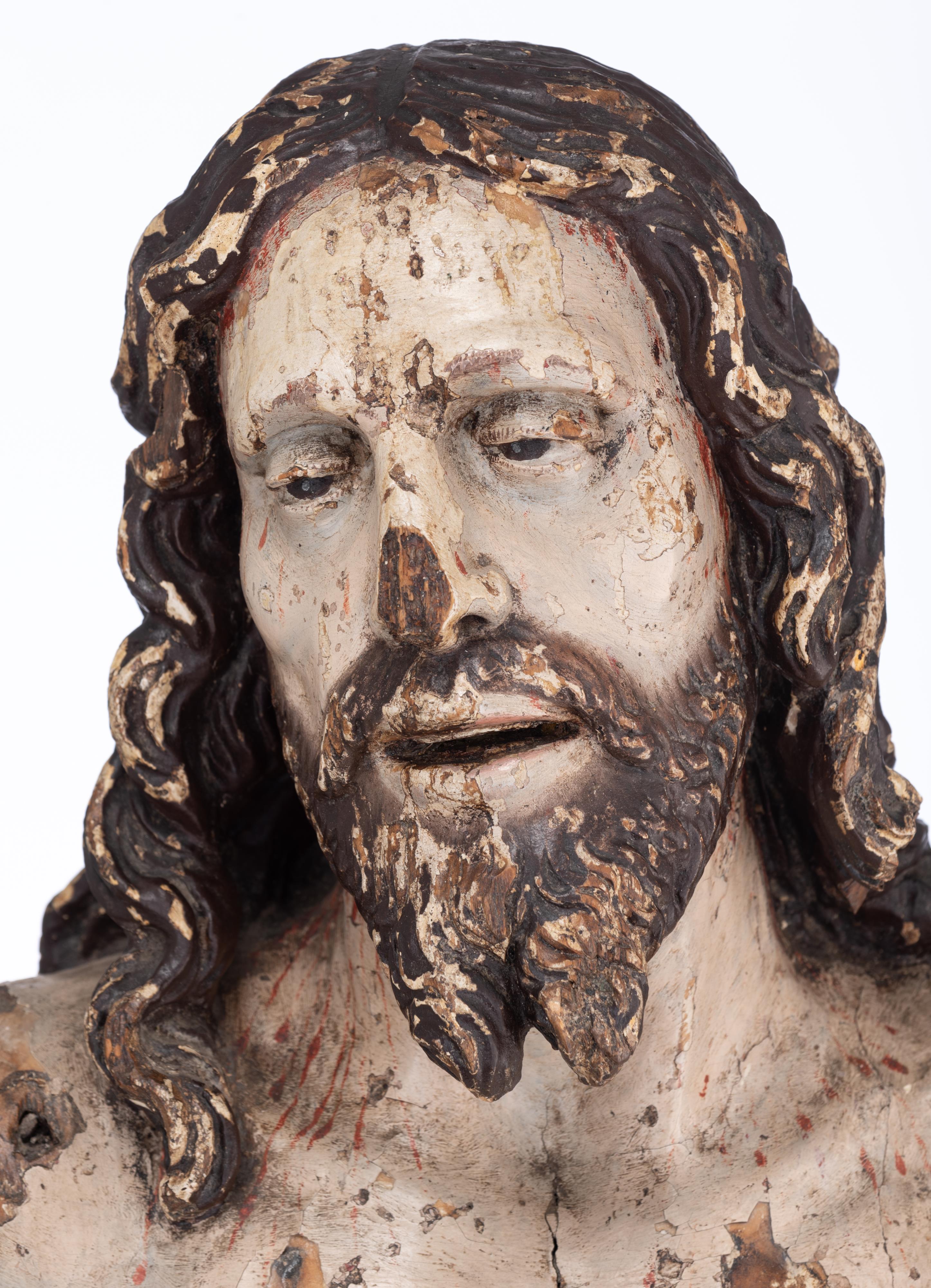 An impressive 'Ecce Homo', late 16thC, H 85 cm - Bild 8 aus 11