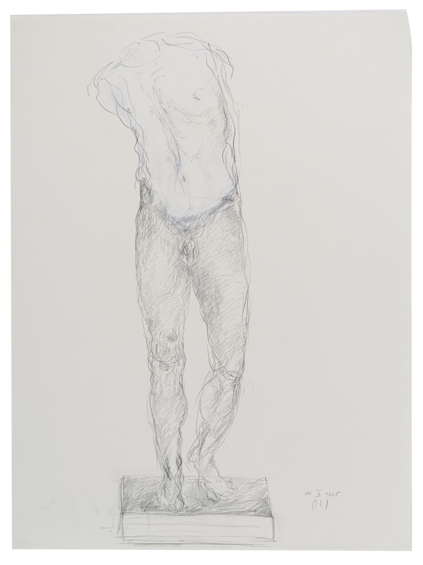 Philippe Van Isacker (1949), 'Torso', 48 x 63,5 cm - Image 2 of 3