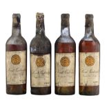 4 wines bottled by of J. Vandermeulen - Decannière (Ostend - Belgium)