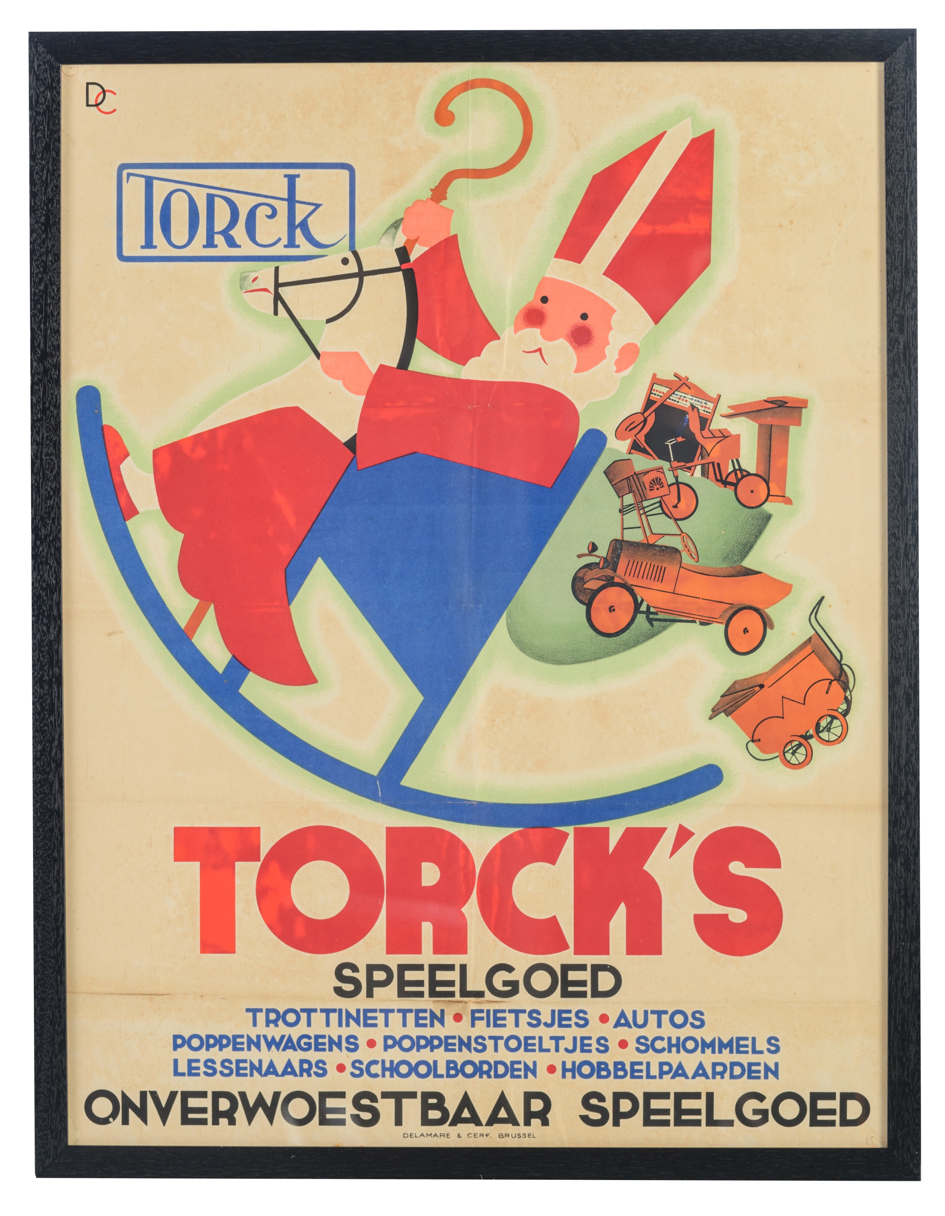 Two vintage Torck advertising lithographic posters, ca 1930 and ca 1950 - Image 3 of 6