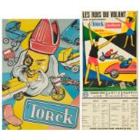 Two vintage Torck advertising silkscreen posters, late 1950/early 1960 and 1962