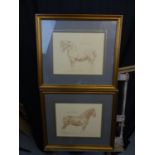 Stanley Ricketts XX Equine School Signed coloured prints ? Shire Horse ? & ? Suffolk Punch? Each