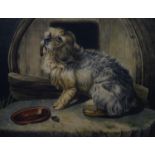 After Sir Edwin Landseer ( 1802-1873)R.A Large 19th C Handcoloured engravig ? There?s No Place