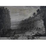 Gerard Jean-Baptist Scotin (1698-after 1755) after Thomas Smith ( of Derby, 1720-1767) Etching and