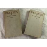 Book - ? Ulysses ? by James Joyce , Third Impression: August 1935, 2 vols , printed by The Odyssey