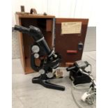 Botany, Agronomy, Entomology Microscope - formerly the property of John Sly (1931-2020)