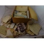 Helen Weir Cathcart: a large quantity of ephemera with many letters from Piero Sasalvadore on his
